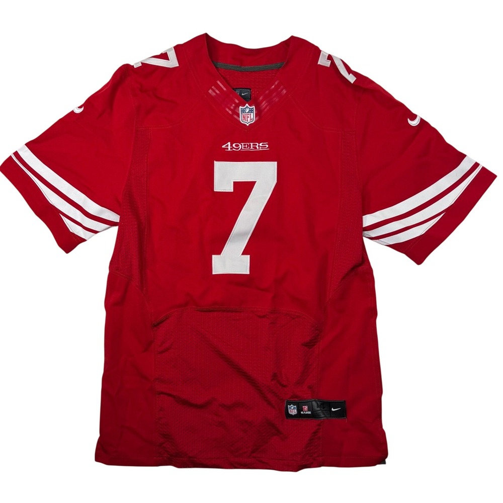 Colin Kaepernick San Francisco 49ers Jersey Nike 7 NFL On Field Mens Sz 44 Large